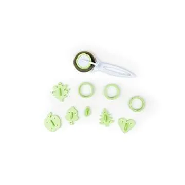 Fox Run Pie Top Cutters and Decorating Kit, 11-Piece Set, Green
