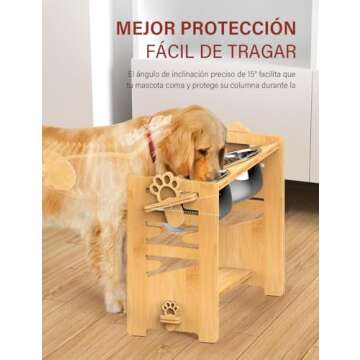 Vantic Elevated Dog Bowls - Adjustable & Sturdy Design