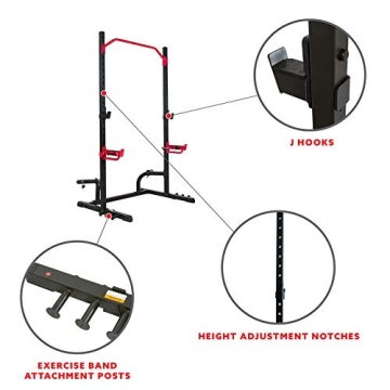 Sunny Health Fitness Power Rack for Home Gyms
