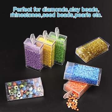 MoeeBtee Diamond Storage Case for Painting & Crafts