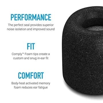 Comply Foam 500 Series Ear Tips Comfortable Listening Upgrade