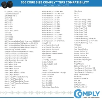 Comply Foam 500 Series Ear Tips Comfortable Listening Upgrade