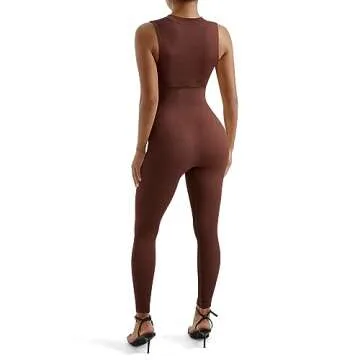 SUUKSESS Sexy Ribbed Seamless Jumpsuit for All Occasions