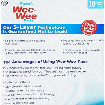 Four Paws Wee Wee Pads 27.5x44 for Easy Pet Clean-Up