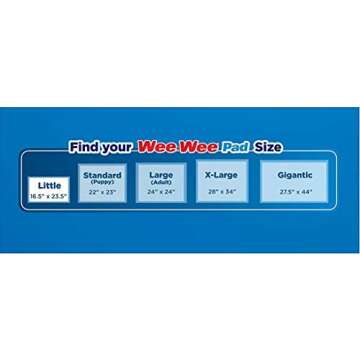 Four Paws Wee Wee Pads 27.5x44 for Easy Pet Clean-Up