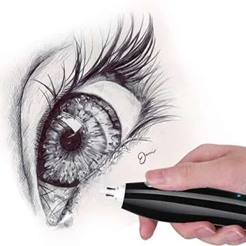 AFMAT Electric Eraser Refills 400 pcs, φ5mm Erasers Refil-200 pcs and φ2.3mm Erasers Refil-200 pcs, Replacement Erasers for Sketching and Drawing Electric Erasers