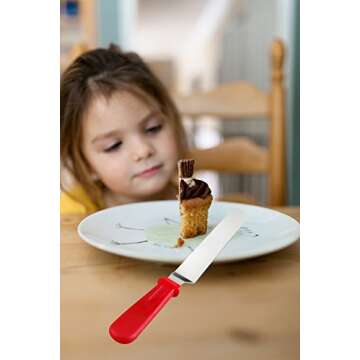 Puckway Offset Cake Spatula Set - 3 Professional Frosting Tools