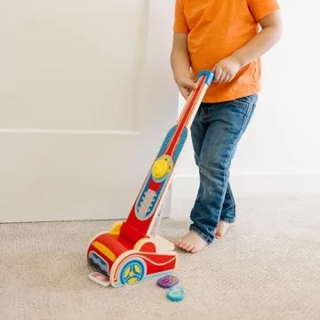 Melissa & Doug Wooden Vacuum Cleaner Play Set (10 pcs)