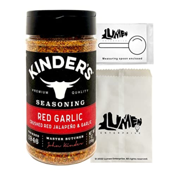 Kinders Red Jalapeno Garlic Seasoning Bundle with Measuring Spoon