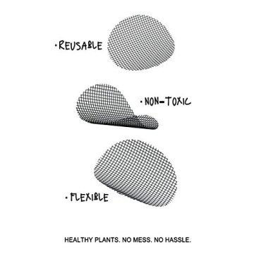 Durable 2-Inch Mesh Pads for Plant Pots | 50-Pack