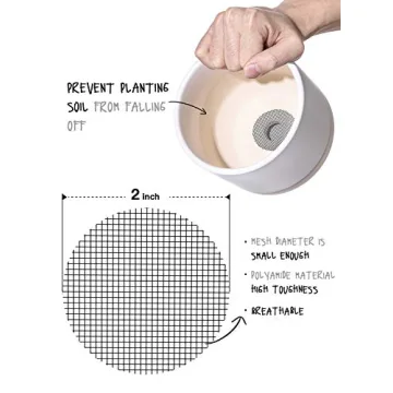 Durable 2-Inch Mesh Pads for Plant Pots | 50-Pack