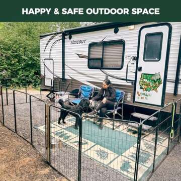 FXW Instant Dog Playpen: Quick Assembly Outdoor Pet Safety Solution