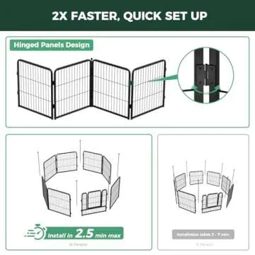 FXW Instant Dog Playpen for Enhanced Pet Safety and Fun