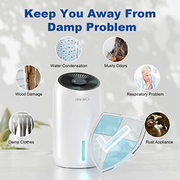 MAKAYLA Dehumidifier for Rooms Under 550 sq ft