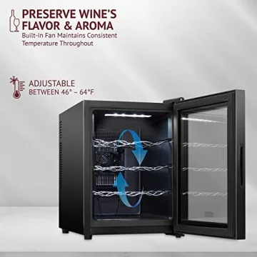 Schmécké Quiet 12 Bottle Wine Cooler - Ideal for Home Storage