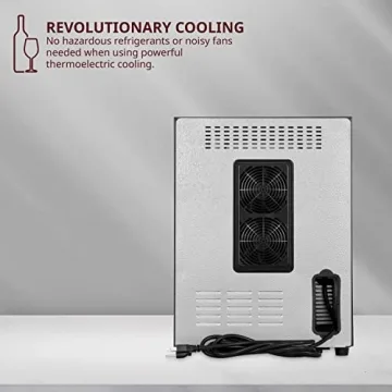 Schmécké Quiet 12 Bottle Wine Cooler - Ideal for Home Storage