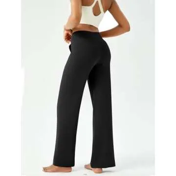 Wide Leg Yoga Pants for Comfort & Style - DLOODA