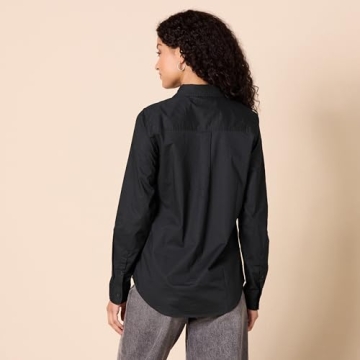 Essential Women's Classic-Fit Poplin Long-Sleeve Shirt