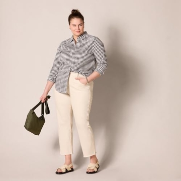 Essential Women's Classic-Fit Poplin Long-Sleeve Shirt