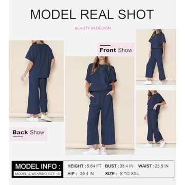 SHEWIN Women’s Trendy Casual 2 Piece Lounge Set