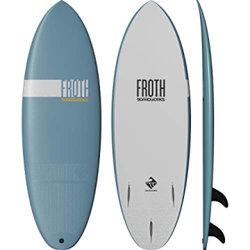 Boardworks Froth! Soft Top Surfboard | Performance & Versatility for Everyone | 5' 6" | Sky