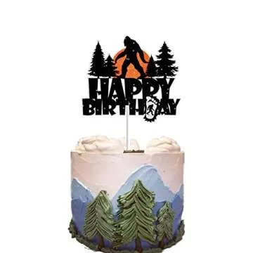 Bigfoot Cake Topper Perfect for All Ages Birthday Parties