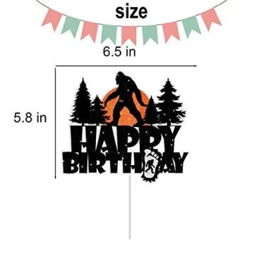 Bigfoot Cake Topper Perfect for All Ages Birthday Parties