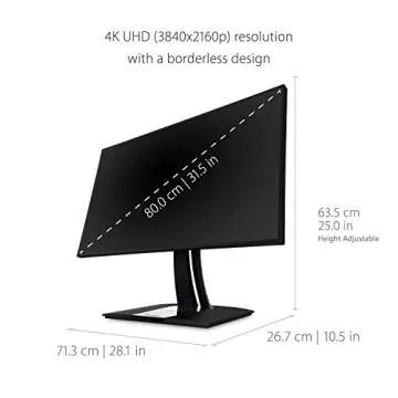 ViewSonic VP3268-4K 32" Monitor for Home and Office