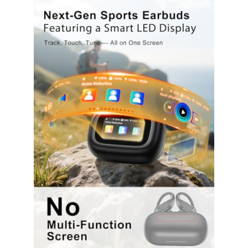 jaddsa Wireless Bluetooth Earbuds with Touchscreen Control
