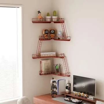 WOPITMER Fire Escape Wall Shelf for Stylish Home Decors