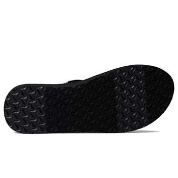 Teva Women's Olowahu Sandal, Palms Black/White, 10