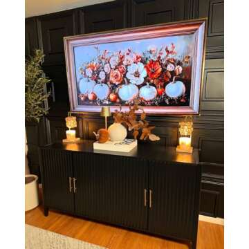 STICKGOO Black Drop Ceiling Tile 2ft x 2ft, Ceiling Panel High-Grade PVC Coverings 24 x 24in - 12 Pack Cover 48 Sq. Ft