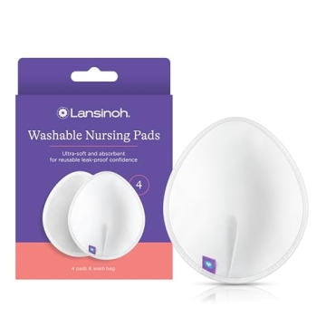Lansinoh Reusable Nursing Pads for Breastfeeding Comfort