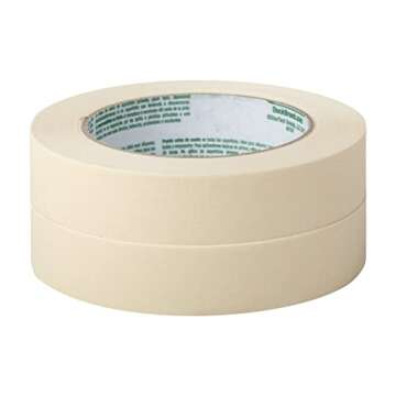 Duck Brand General Purpose Masking Tape - 60 Yards, 2-Pack with Clean Removal