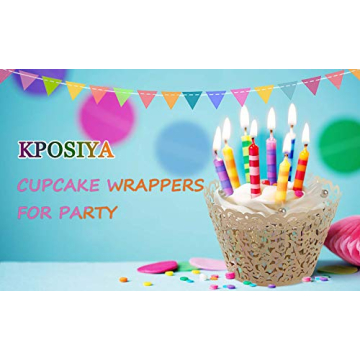 Elegant 120 Pack Cupcake Wraps for All Celebrations