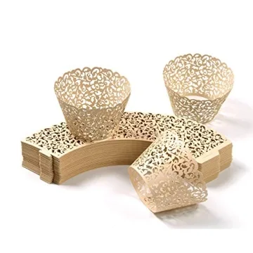 Elegant 120 Pack Cupcake Wraps for All Celebrations