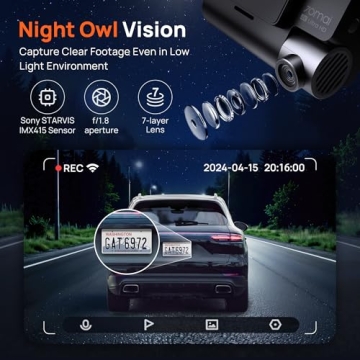 70mai A800S 4K Dash Cam with WiFi and ADAS Features
