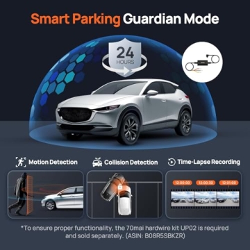 70mai A800S 4K Dash Cam with WiFi and ADAS Features