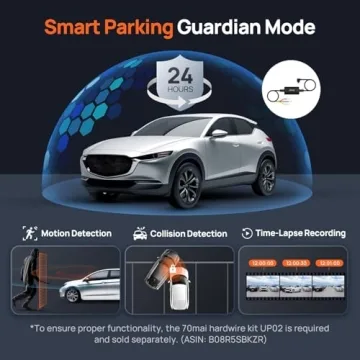 70mai A800S 4K Dash Cam with WiFi and ADAS Features