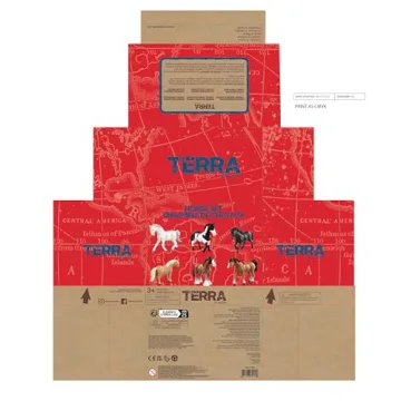 Realistic Horse Figurines Set for Kids Ages 3+ - Terra by Battat