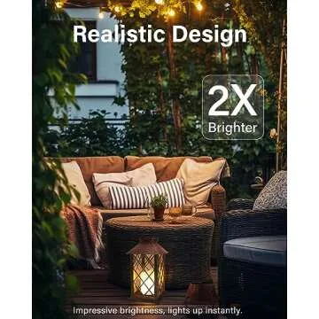 SHYMERY Solar Lanterns, Hanging Outdoor Lantern with Lasts 2X Longer LED Flickering Flameless Candles, Waterproof Outdoor Garden Lanterns Decorative for Patio, Porch,Deck, Yard, Table Decor 2 Pack