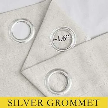 NICETOWN Linen Blackout Curtains - 100% Privacy & Style