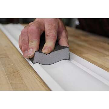 Gator Multi-Surface Sanding Sponge, 3" x 4" x 1", 80/120 Grit Medium/Fine, 6 Pack