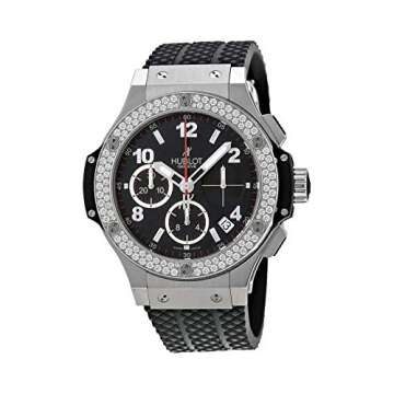 Hublot Big Bang Black Dial Black Rubber Men's Watch 341.SX.130.RX.114