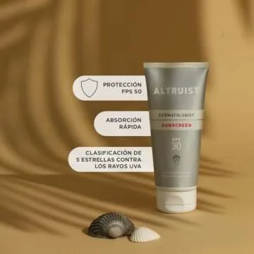 Altruist. Dermatologist Sunscreen. Broad Spectrum SPF 30 & high UVA Protection 200 ml - Pack of 2