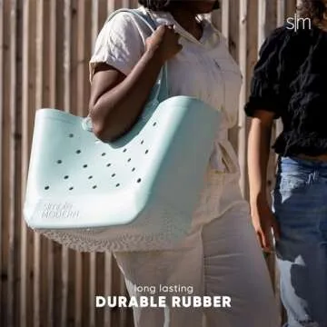 Simple Modern Blue Dune Beach Bag - Waterproof Tote