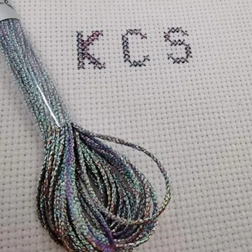 KCS 9 Skeins Cotton Embroidery Floss + Metallic Thread Pack