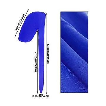 4 Pieces Kids Silky Durag with Wave Caps Set Unisex Baby Durags Long Tail and Wide Strap Headwraps Turban Beanies (Black, Royal Blue)