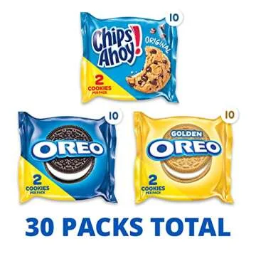 Nabisco Sweet Treats Cookie Variety Pack 30 Snack Packs