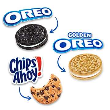 Nabisco Sweet Treats Cookie Variety Pack OREO, OREO Golden & CHIPS AHOY!, 30 Snack Packs (2 Cookies Per Pack) (Pack of 2)
